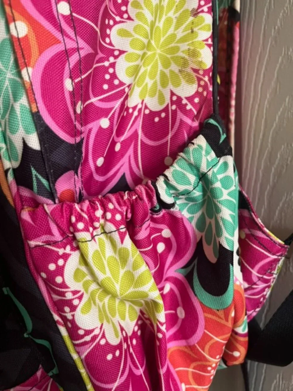 Vera Bradley Ziggy Zinnia Large Lighten Up Campus Backpack